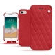 Apple iPhone 7 leather case - Rouge troupelenc - Couture