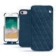 Lederschutzhülle Apple iPhone 7 - Blu mediterran - Couture
