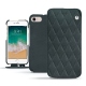 Capa em pele Apple iPhone 7 - Blu marino - Couture