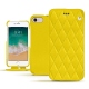 Custodia in pelle Apple iPhone 7 - Jaune fluo - Couture