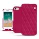 가죽 커버 Apple iPhone 7 - Rose fluo - Couture