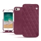 가죽 커버 Apple iPhone 7 - Prune vintage - Couture
