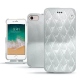 Lederschutzhülle Apple iPhone 7 - Platinium - Couture