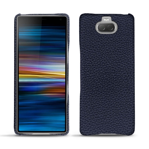 Custodia in pelle Sony Xperia 10Cobalt ( Pantone #2b253f ) 