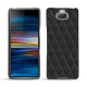 Funda de piel Sony Xperia 10 - Noir - Couture ( Nappa - Black ) 