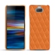 Funda de piel Sony Xperia 10 - Orange - Couture ( Nappa - Pantone 1495U ) 