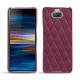 Funda de piel Sony Xperia 10 - Prune vintage - Couture