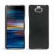 Funda de piel Sony Xperia 10 Plus - Dark vintage ( Roughtcut - Black#5256 ) 