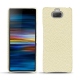 Capa em pele Sony Xperia 10 Plus - Ivoire ( Sleek P C12 - White ) 