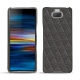 Capa em pele Sony Xperia 10 Plus - Anthracite - Couture ( Pantone 424C ) 