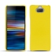 가죽 커버 Sony Xperia 10 Plus - Jaune fluo