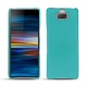 Lederschutzhülle Sony Xperia 10 Plus - Bleu fluo