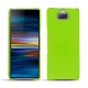 Coque cuir Sony Xperia 10 Plus - Vert fluo