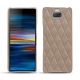 Lederschutzhülle Sony Xperia 10 Plus - Taupe vintage - Couture