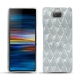 Capa em pele Sony Xperia 10 Plus - Platinium - Couture
