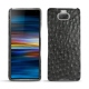 Custodia in pelle Sony Xperia 10 Plus - Autruche nero