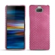 Capa em pele Sony Xperia 10 Plus - Serpent ciclamino