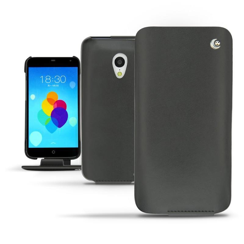 Custodia in pelle Meizu MX3  - Noir ( Nappa - Black ) 