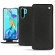 Huawei P30 Pro leather case - Ebène ( Sleek P C12 - Black ) 
