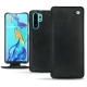 Huawei P30 Pro leather case - Dark vintage ( Roughtcut - Black#5256 ) 