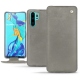 Huawei P30 Pro leather case - Acier vintage ( Pantone 403C ) 