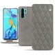 Huawei P30 Pro leather case - Acier vintage - Couture