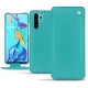 Housse cuir Huawei P30 Pro - Bleu fluo