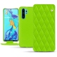 가죽 커버 Huawei P30 Pro - Vert fluo - Couture