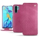 Capa em pele Huawei P30 Pro - Serpent ciclamino
