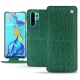 Lederschutzhülle Huawei P30 Pro - Crocodile pino