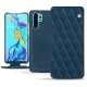 Housse cuir Huawei P30 Pro - Blu mediterran - Couture