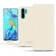 Huawei P30 Pro leather case - Blanc PU