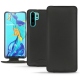 Huawei P30 Pro leather case - Noir PU