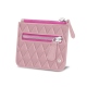 Porta-moedas com fecho-éclair - Rose - Couture ( Nappa - Pantone 2365C ) 