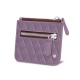 Portemonnaie mit Reissverschluss - Lilas - Couture ( Nappa - Pantone 2645U ) 