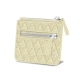 Porte-monnaie zippé - Ivoire - Couture ( Sleek P C12 - White ) 