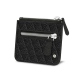 Porta-moedas com fecho-éclair - Ebène - Couture ( Sleek P C12 - Black ) 