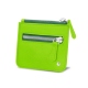 Porta-moedas com fecho-éclair - Vert fluo