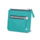 Zipper money wallet - Bleu fluo