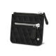 Porta-moedas com fecho-éclair - Negre poudro - Couture