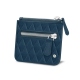Monedero con cremallera - Blu mediterran - Couture