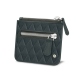 Portamonete zippato - Blu marino - Couture