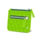 Monedero con cremallera - Vert fluo - Couture