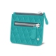 Zipper money wallet - Bleu fluo - Couture