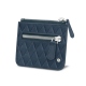 Porta-moedas com fecho-éclair - Jean vintage - Couture
