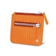 Porta-moedas com fecho-éclair - Abaca arancio