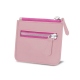 Porta-moedas com fecho-éclair - Rose PU