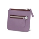 Porta-moedas com fecho-éclair - Lilas PU