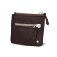 Portemonnaie mit Reissverschluss - Marron envoûtant