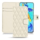 Funda de piel Huawei P30 Pro - Blanc - Couture ( Bologna - White ) 